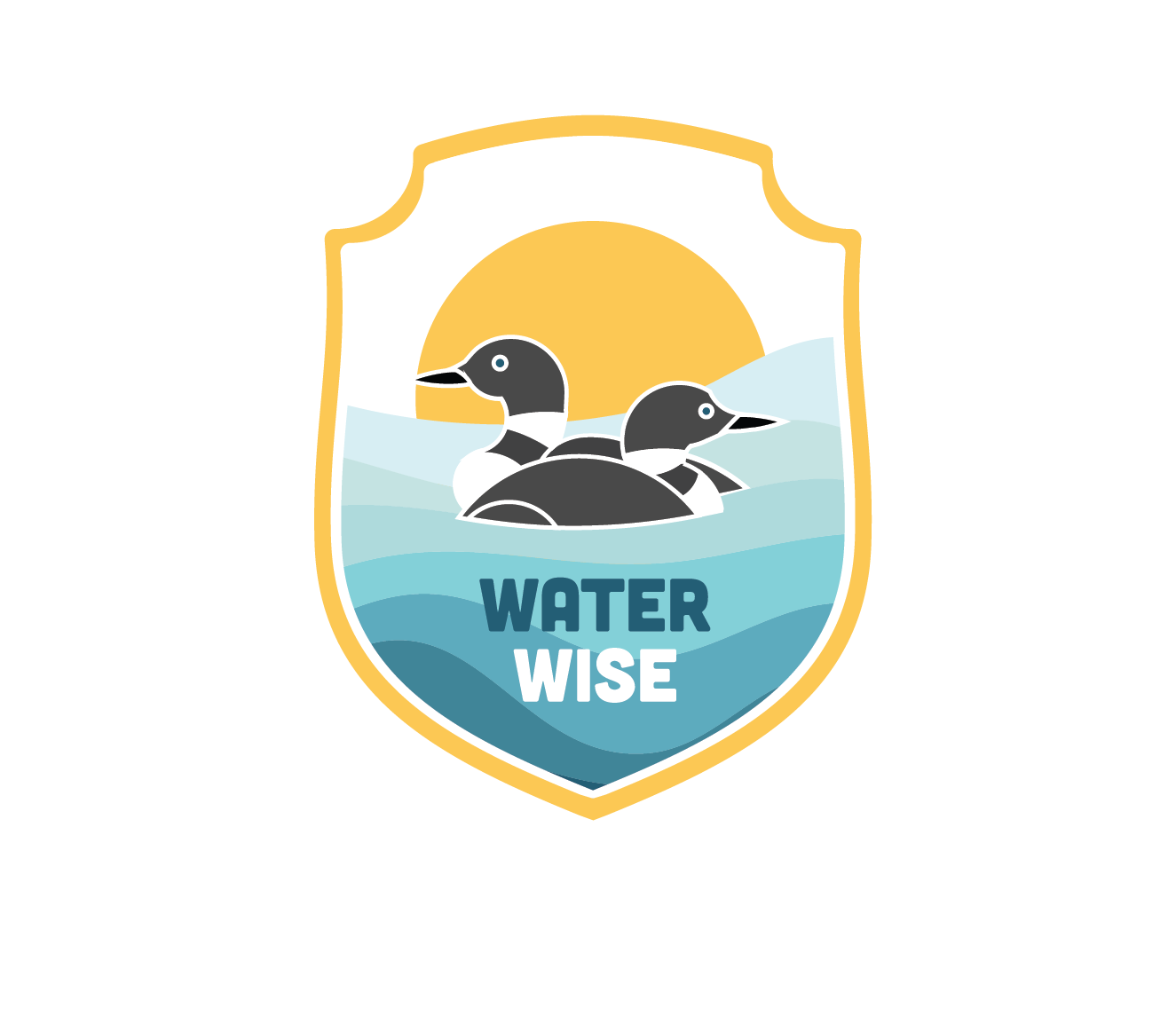 Water Wise Loon Badge